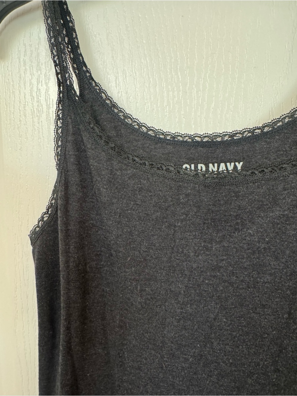 Old Navy Gray Lace-Trim Camisole